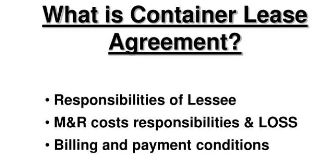 Container Leasing Agreements