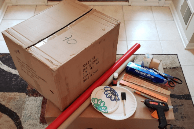 Wrap a Cardboard Box